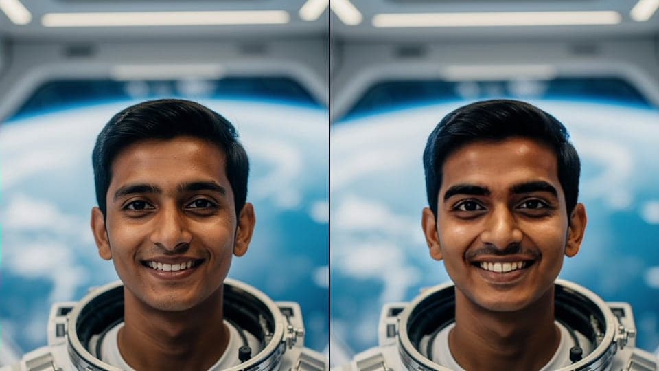 Photo Face Swap with a Face slot, a Target photo slot and a Swap face button